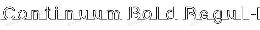 Continuum Bold Regul字体转换 Continuum Bold Regul字体转换